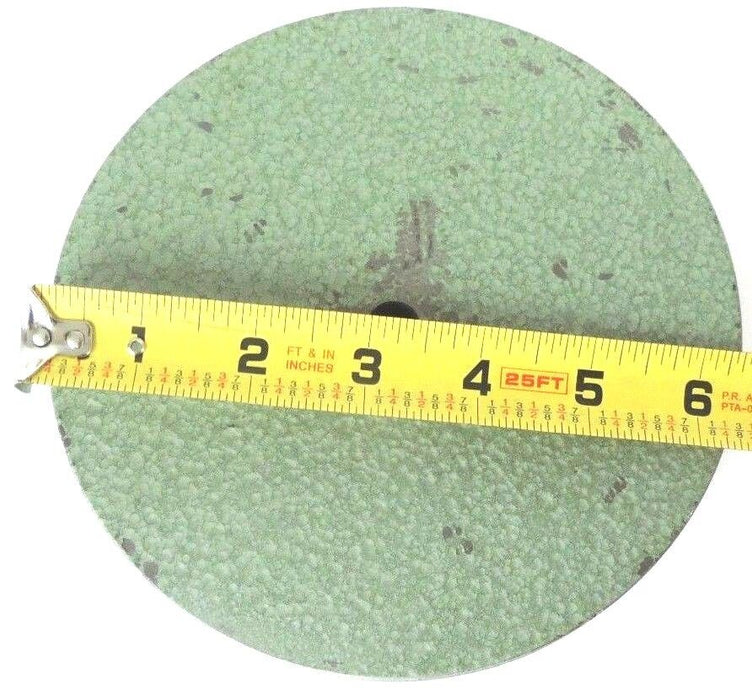 GREEN CAST IRON V-BELT PULLEY P/N: SU-Z-03, 6-1/2" O.D