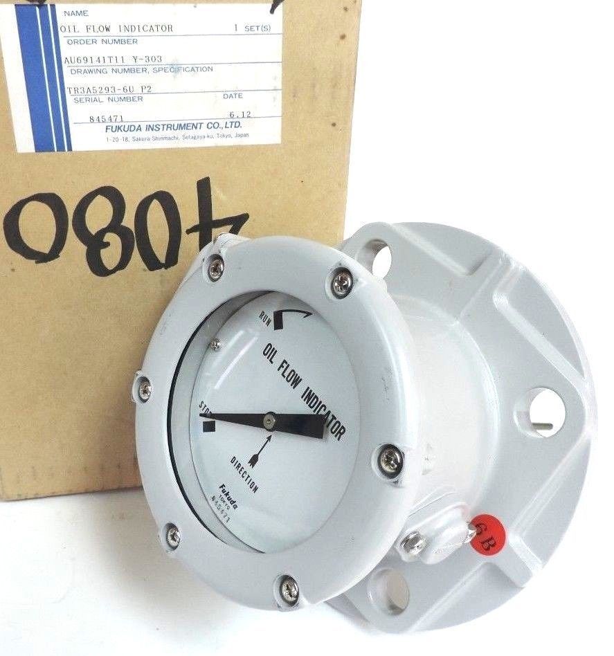 NEW FUKUDA OIL FLOW INDICATOR AU6914T11 Y-303, 845471