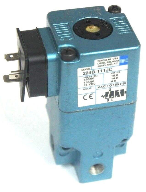 MAC 224B-111JC SOLENOID VALVE 224B111JC, 24VDC