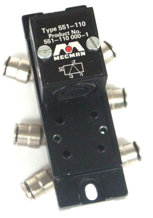 MECMAN 551-110 VALVE 551-110000-1 AND MANIFOLD 5511100001