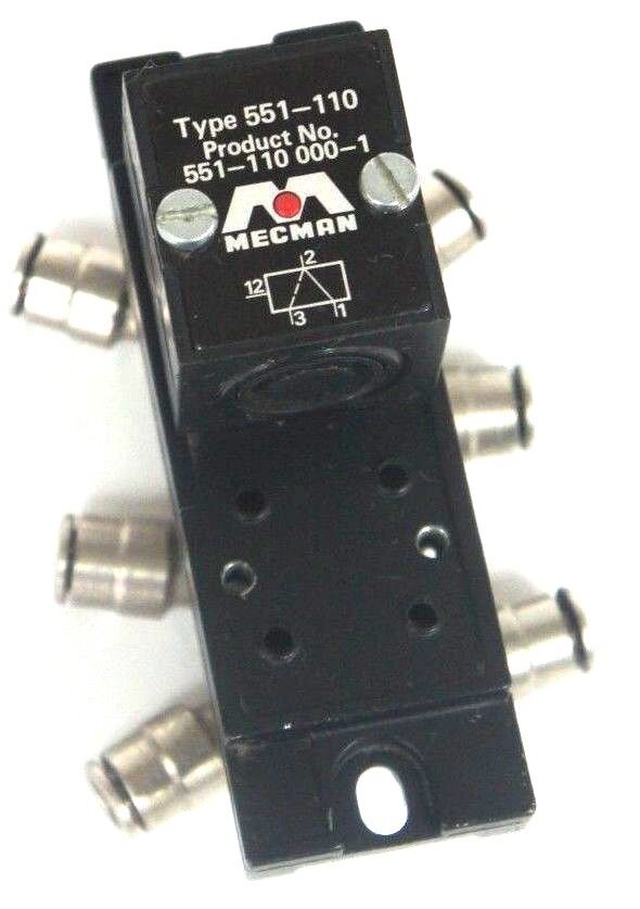 MECMAN 551-110 VALVE 551-110000-1 AND MANIFOLD 5511100001