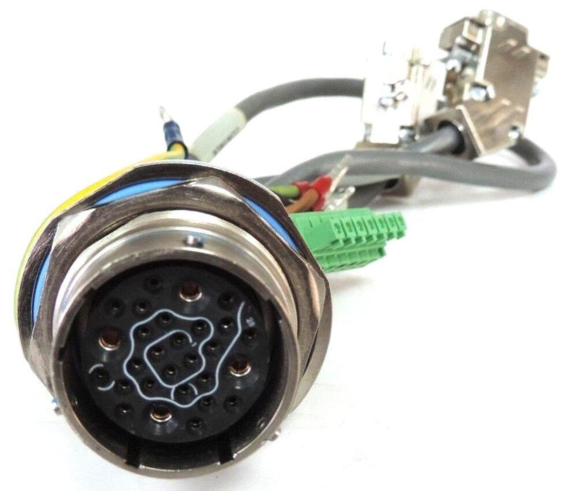 MATRIX M83723/73R2028N SOCKET 28 PIN CONN.W/ RESOLVER, TRANSDUCER & CONTROL PLUG