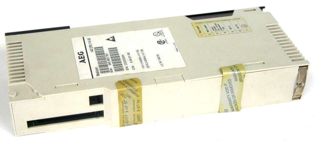 AEG MODICON 140-CPS-114-00 POWER SUPPLY MODULE  140CPS11400