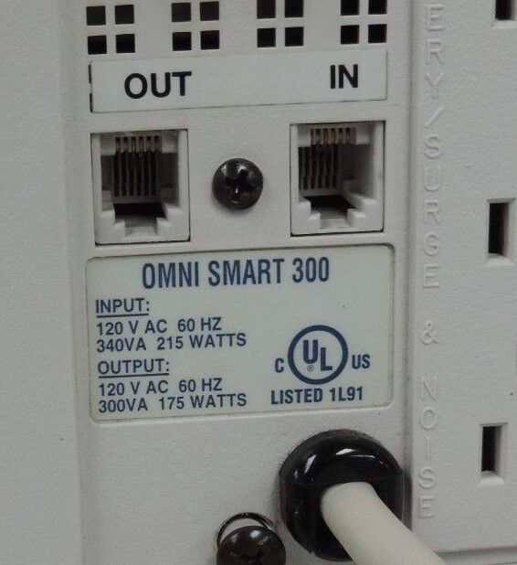 TRIPP LITE OMNI SMART 300 UPS POWER SUPPLY OMNISMART300