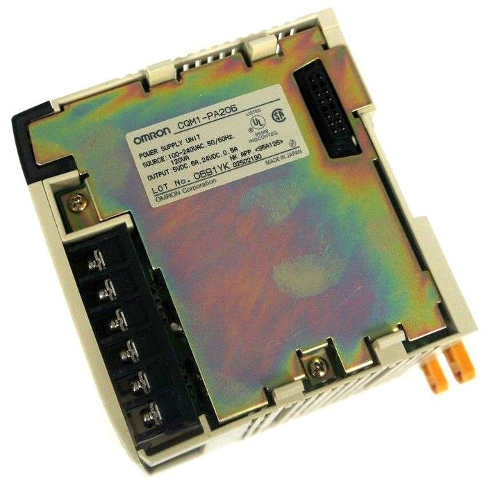 OMRON CQM1-PA206 POWER SUPPLY MODULE 100-240VDC 50/60HZ 120VA CQM1PA206