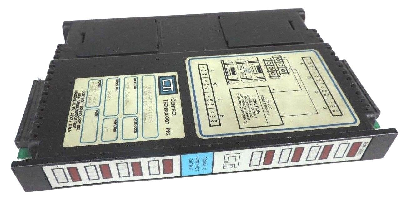 CONTROL TECHNOLOGY RCM-2030-L OUTPUT MODULE REVISION 12 RCM2030L