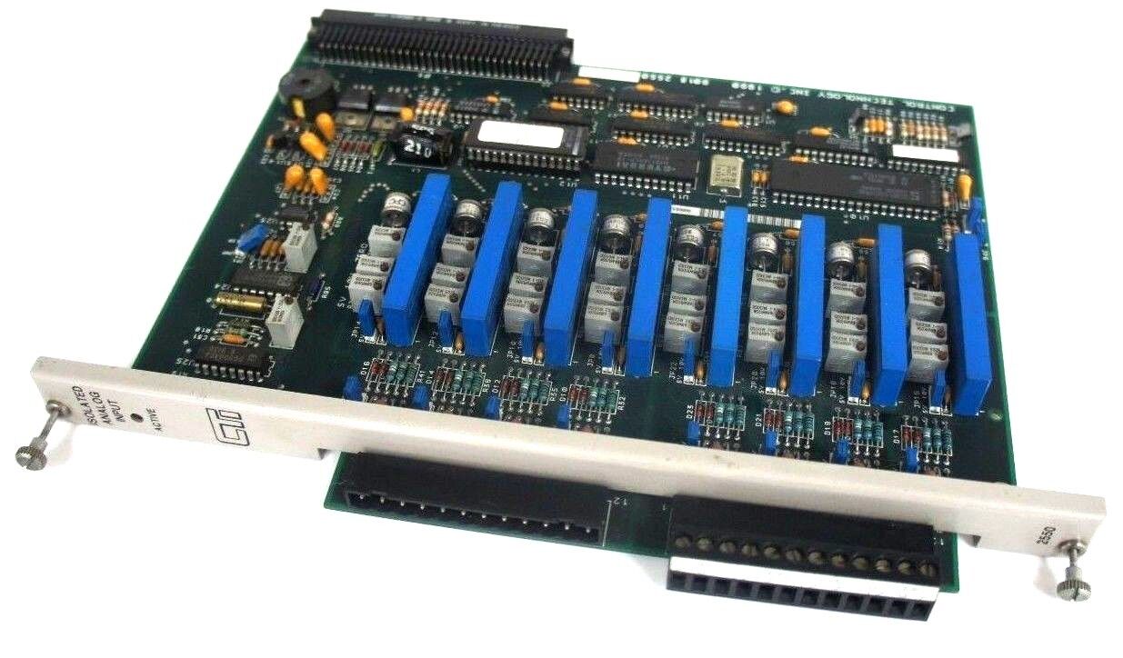 CONTROL TECHNOLOGY 901B-2550 ISOLATED ANALOG INPUT MODULE REV B.0 901B2550