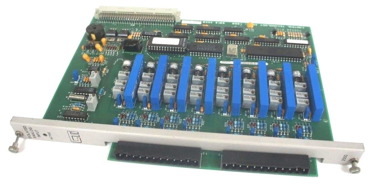 CONTROL TECHNOLOGY 901B-2550 ISOLATED ANALOG INPUT MODULE REV B.3 901B2550