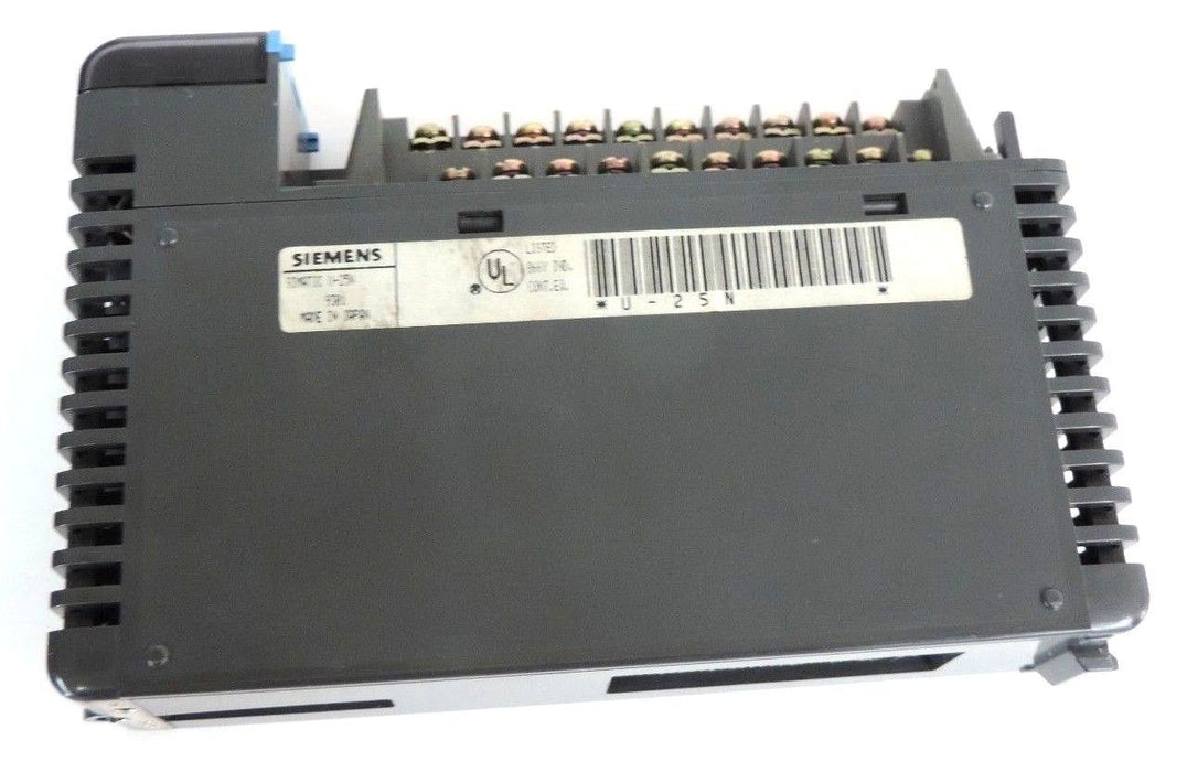 SIEMENS U-25N INPUT MODULE 16 POINT 100-120V MISSING FRONT COVER, U25N