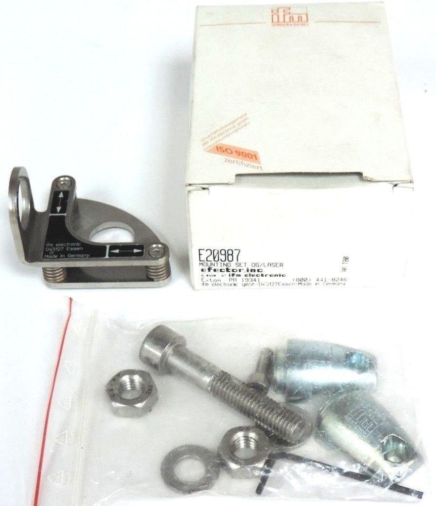NIB IFM EFECTOR E20987 MOUNTING SET OG/LASER