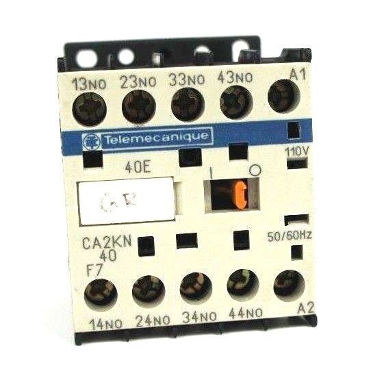 TELEMECANIQUE CA2-KN40 CONTROL RELAY 110V 50/60HZ CA2KN40