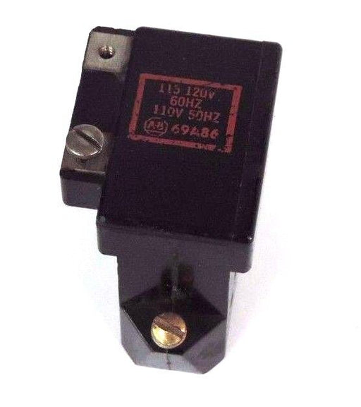 LOT OF 3 ALLEN BRADLEY 69A86 COILS 115V-120V-60HZ, 110V 50HZ