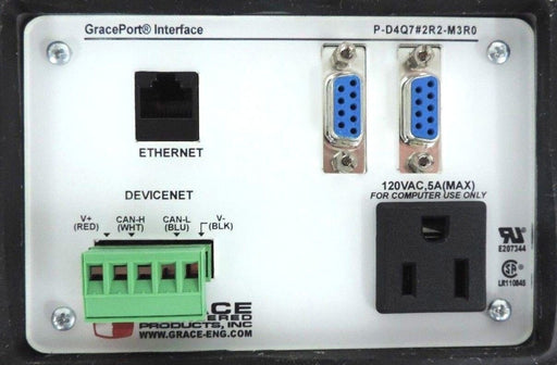 GRACE P-D4Q7#2R2-M3R0 GRACEPORT  ETHERNET INTERFACE MODULE DEVICENET 120VAC, 5A