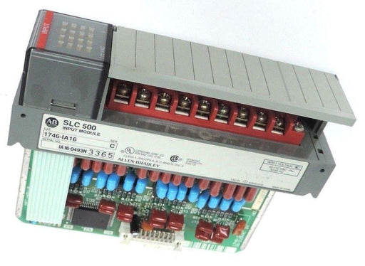 ALLEN BRADLEY SLC 500 1746-IA16 INPUT MODULE SER. C 85-132VAC 50/60HZ, 1746IA16