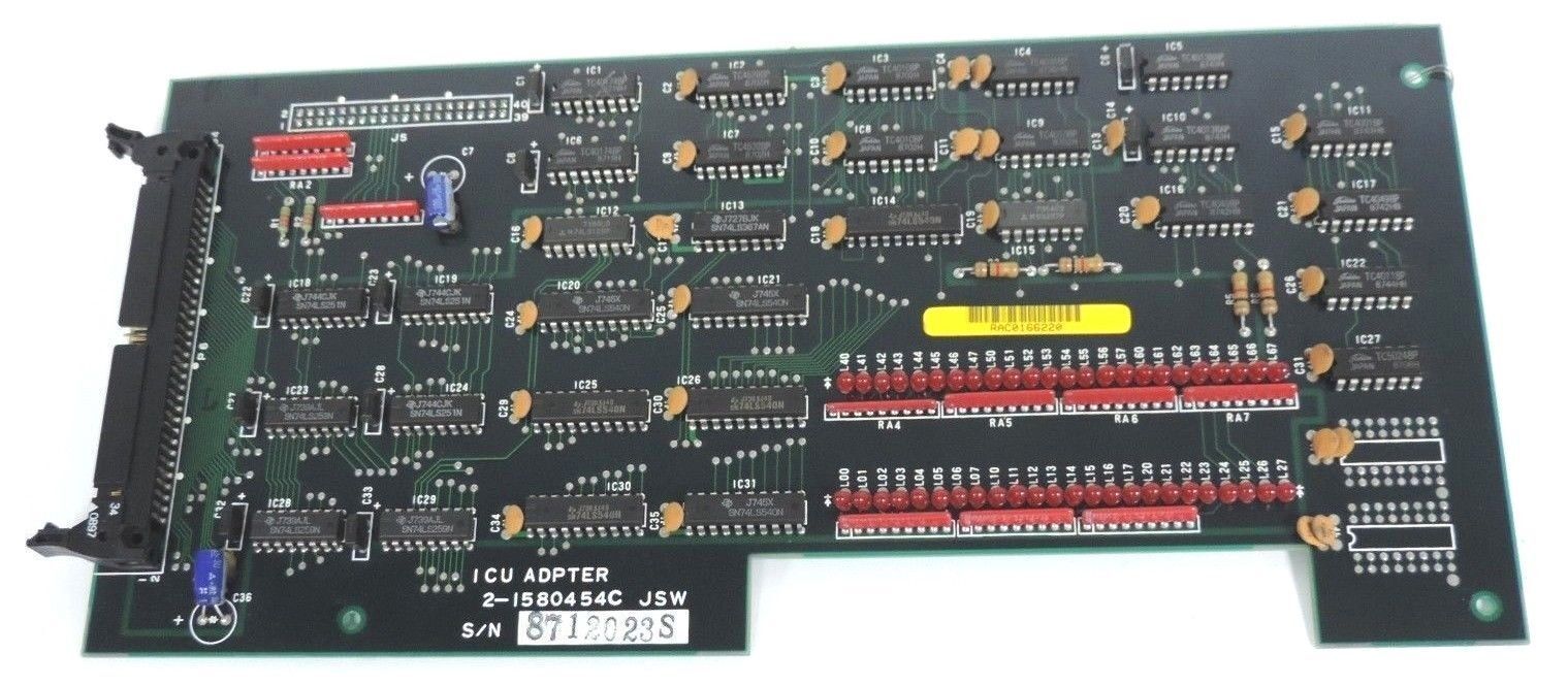 REPAIRED ICU ADPTER 2-1580454C JSW BOARD S/N 8712023S