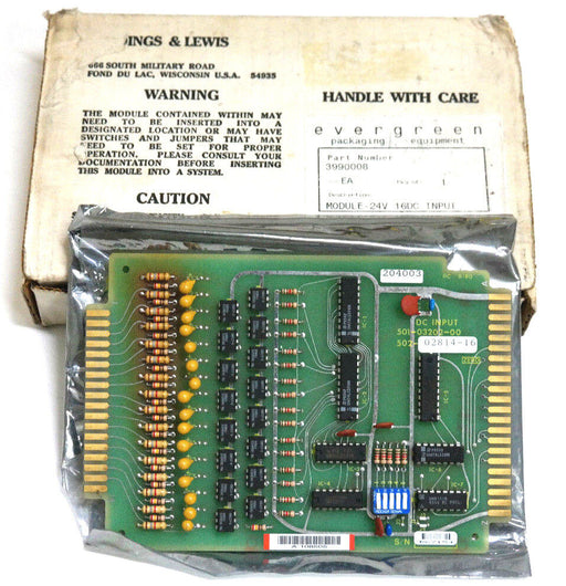 GIDDINGS & LEWIS 502-02814-16, 501-03202-00  INPUT MODULE DC, 5020281416