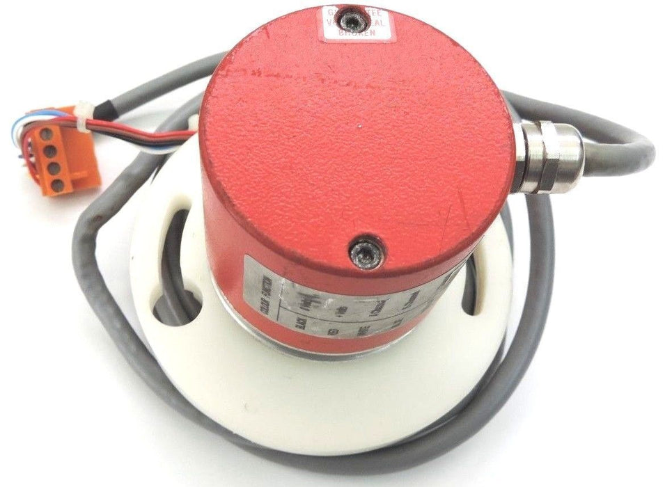 IED ENCODER C2R-240/16, SUPPLY: 5-30 VDC W/ MOUNTING FLANGE *FOR PARTS*