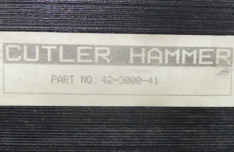 CUTLER HAMMER MICRON E3K0-0075-3 INDUSTRIAL CONTROL TRANSFORMER 42-3000-41