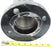 STAINLESS BRAIDED 12.5" HOSE PIPE FITTING 3.5" I.D 7.5" O.D FLANGE 2.5" ADAPTER