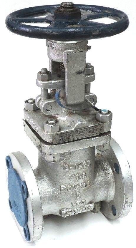 POWELL 2" FLANGED GATE VALVE API 600, B16.34 CL150, 2.00 1503 WCB, CR13, B-1627