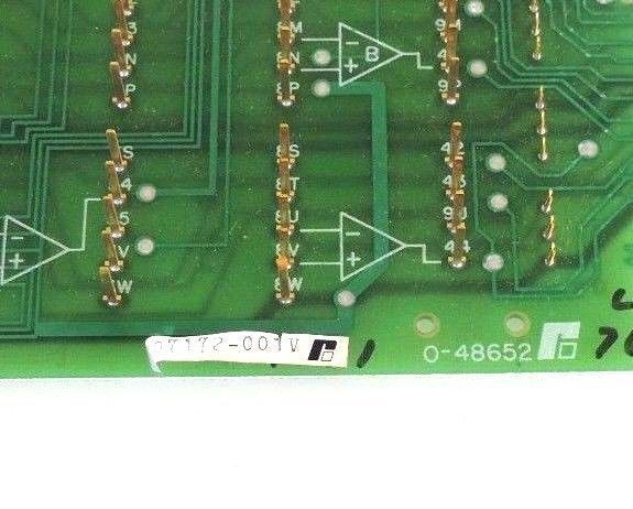 RELIANCE ELECTRIC 107172-001V BOARD 107172001V 84543-108A 0-48652