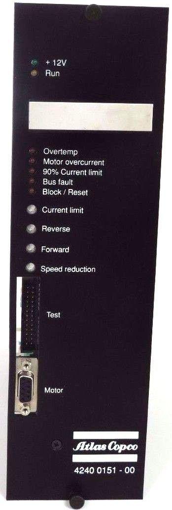ATLAS COPCO 4240 0151-00 SERVO CONTROLLER TECH MOTIVE TOOL 4240015100-0001