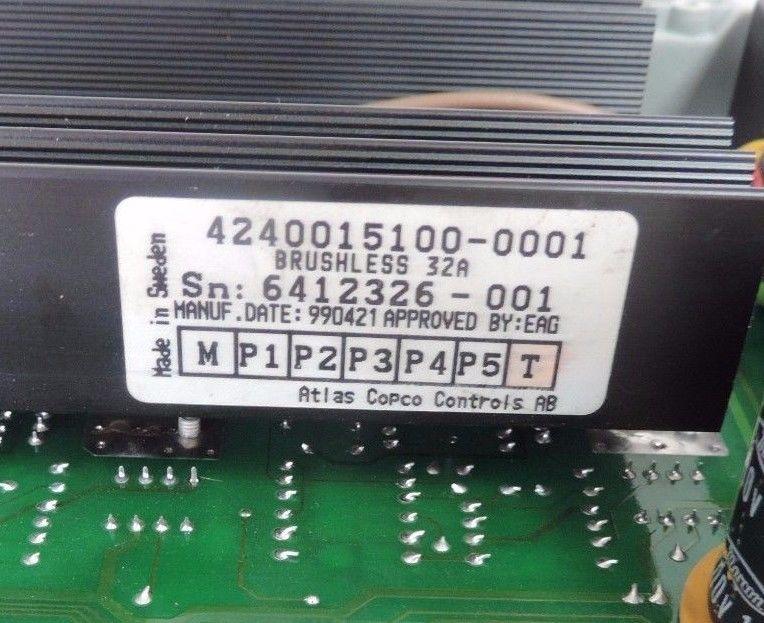 ATLAS COPCO 4240 0151-00 SERVO CONTROLLER TECH MOTIVE TOOL 4240015100-0001