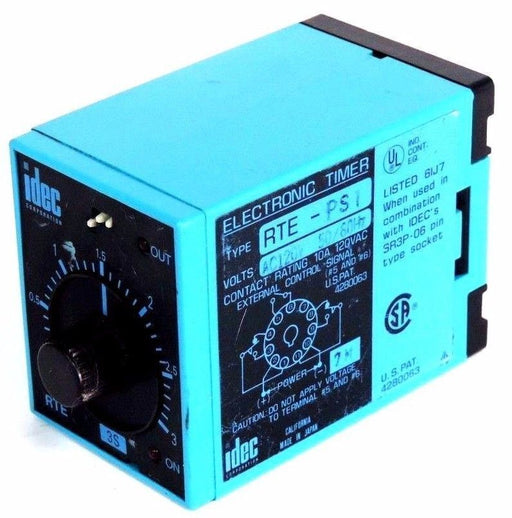 IDEC RTE-PS1 ELECTRONIC TIMER 120V 50/60HZ RTEPS1