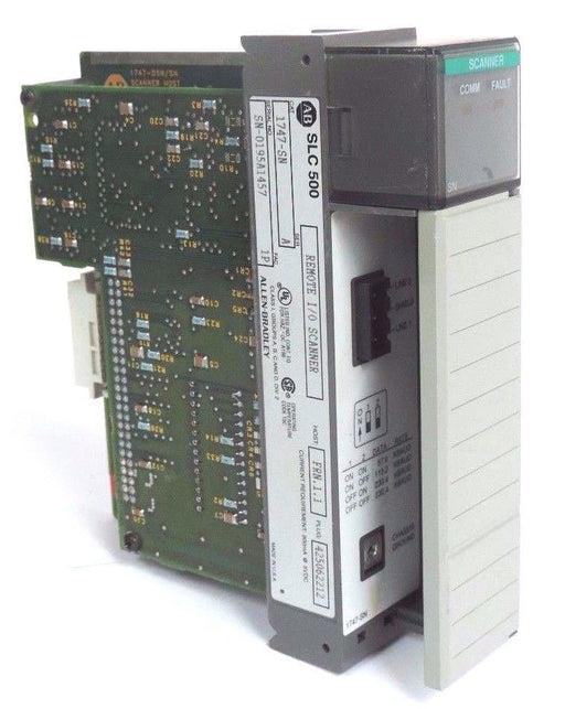 ALLEN BRADLEY 1747-SN REMOTE I/O SCANNER 1747SN SER. A FRN: 1.1