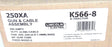 NIB LINCOLN ELECTRIC 250XA / K566-8 60° MIG GUN & 15' CABLE X-TRACTOR .035-.045