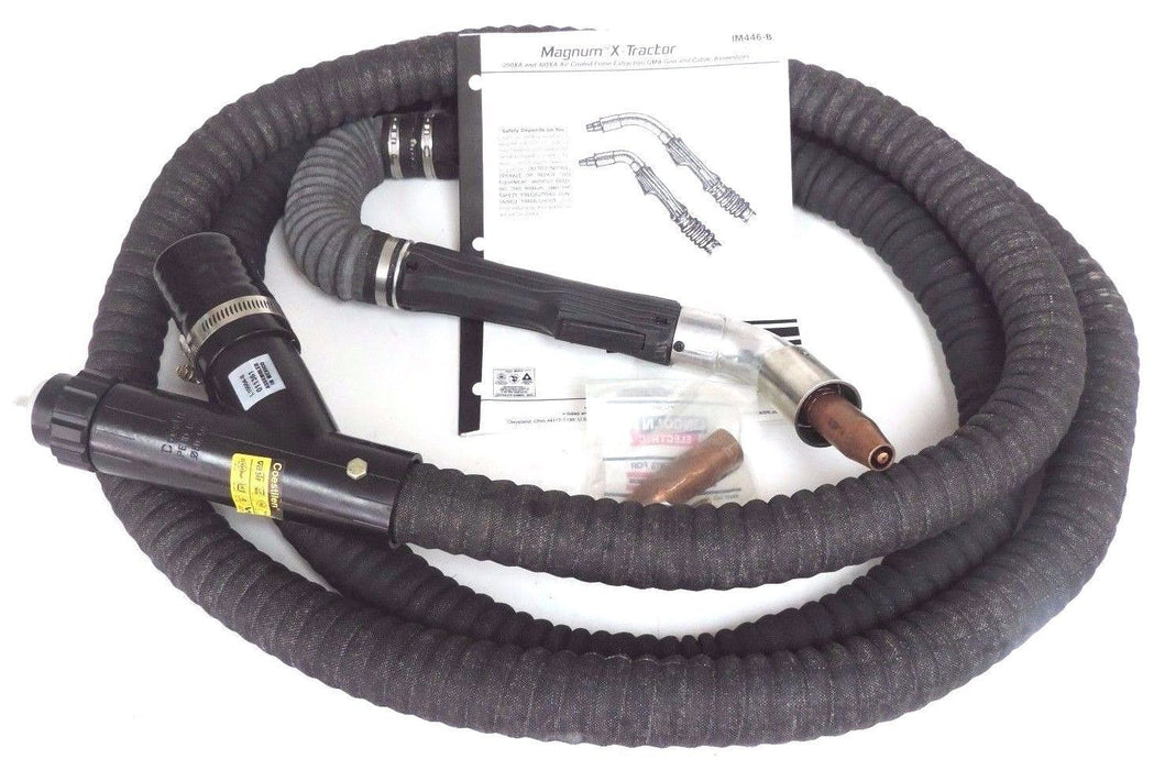 NIB LINCOLN ELECTRIC 250XA / K566-8 60° MIG GUN & 15' CABLE X-TRACTOR .035-.045