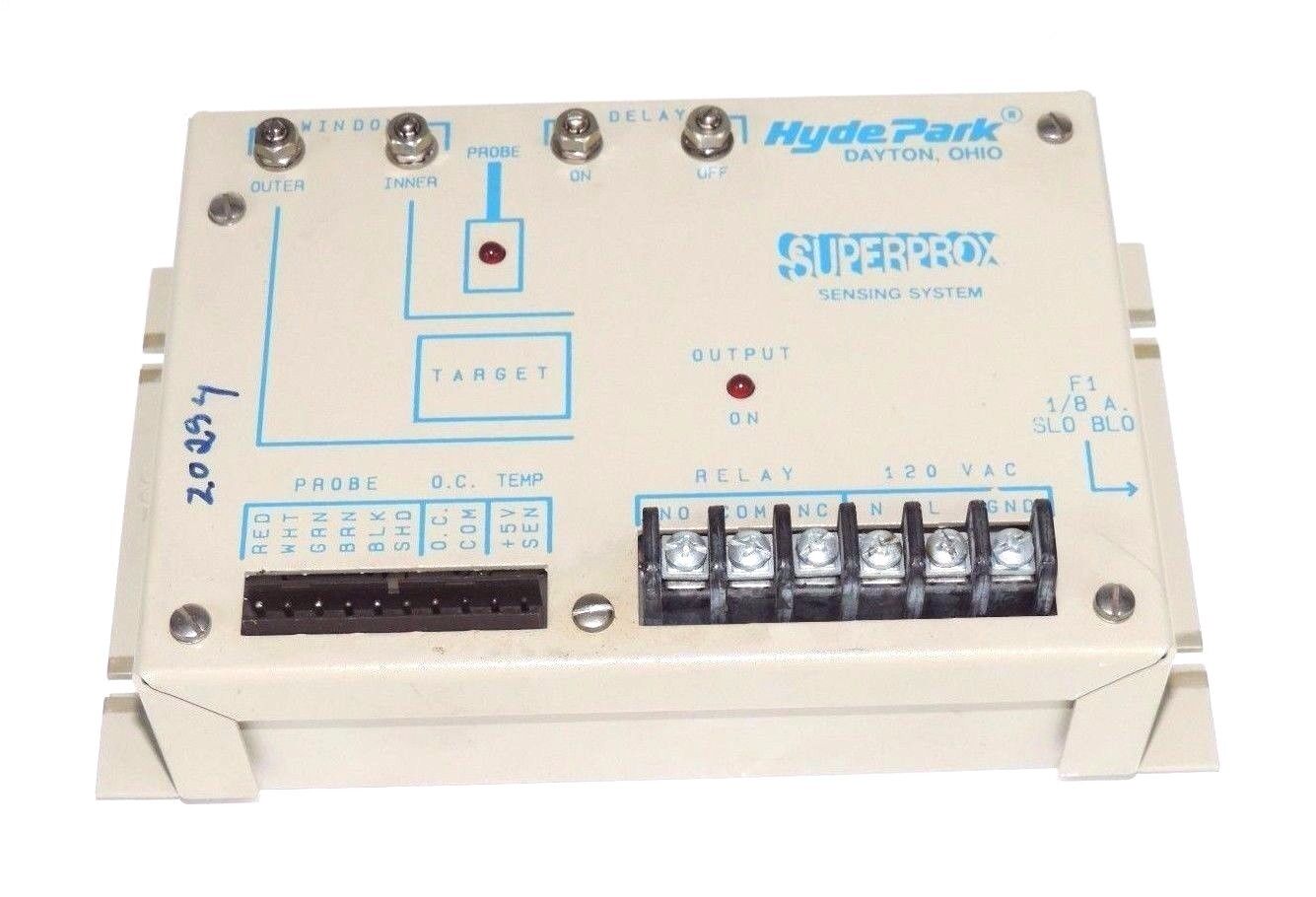 HYDE PARK SP-100 SUPERPROX SENSING SYSTEM REV. D SP100