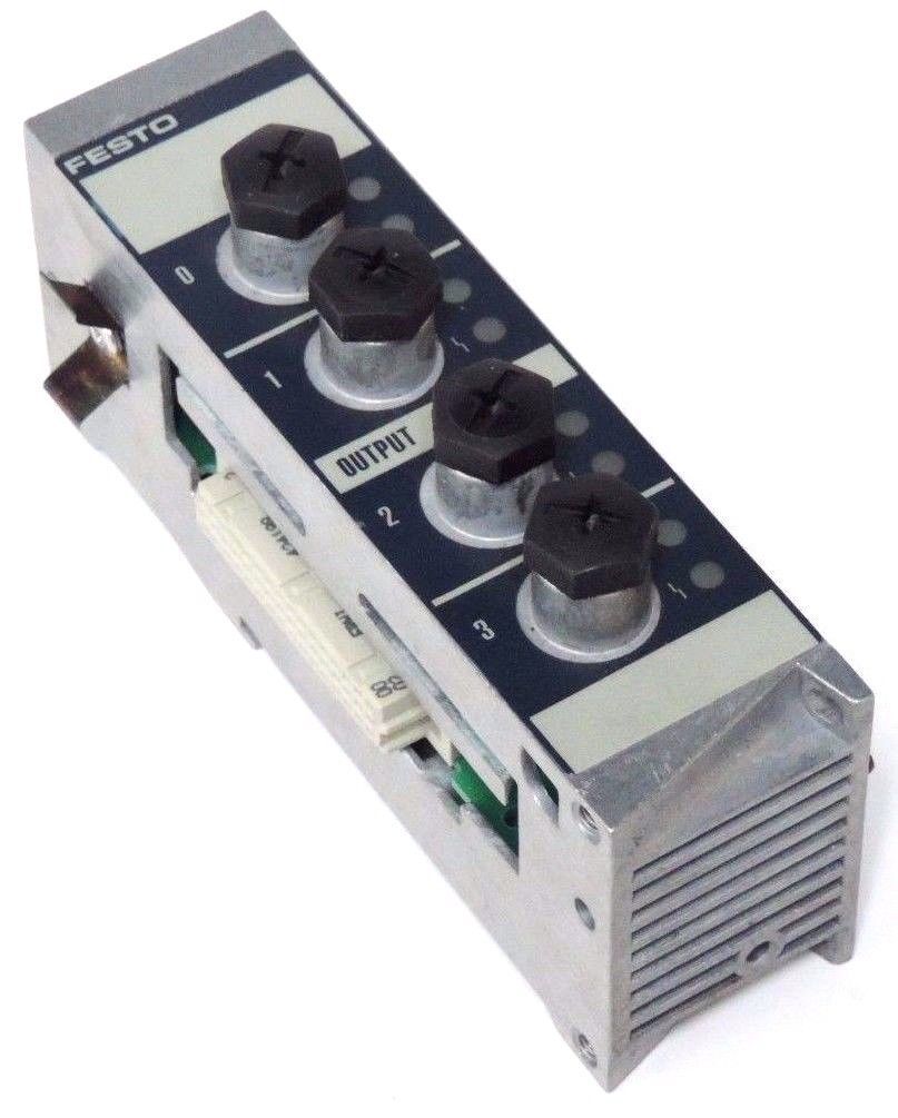 FESTO VIGA-03-FB-4-5POL PNEUMATIC INPUT CONTROL MODULE P/N 4668 HW 10 ...
