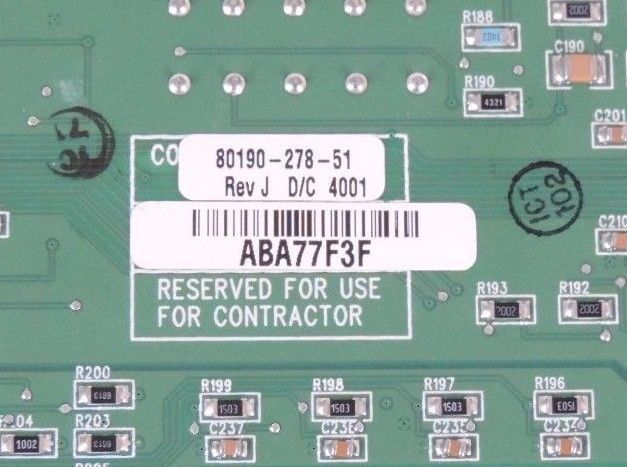 ALLEN BRADLEY 80190-280-01-CR PC BOARD 80190-280-01-R REV 12