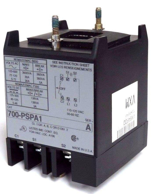 NIB ALLEN BRADLEY 700-PSPA1 TIMING RELAY 700PSPA1 0.1-2 SEC OFF-DELAY SER. A