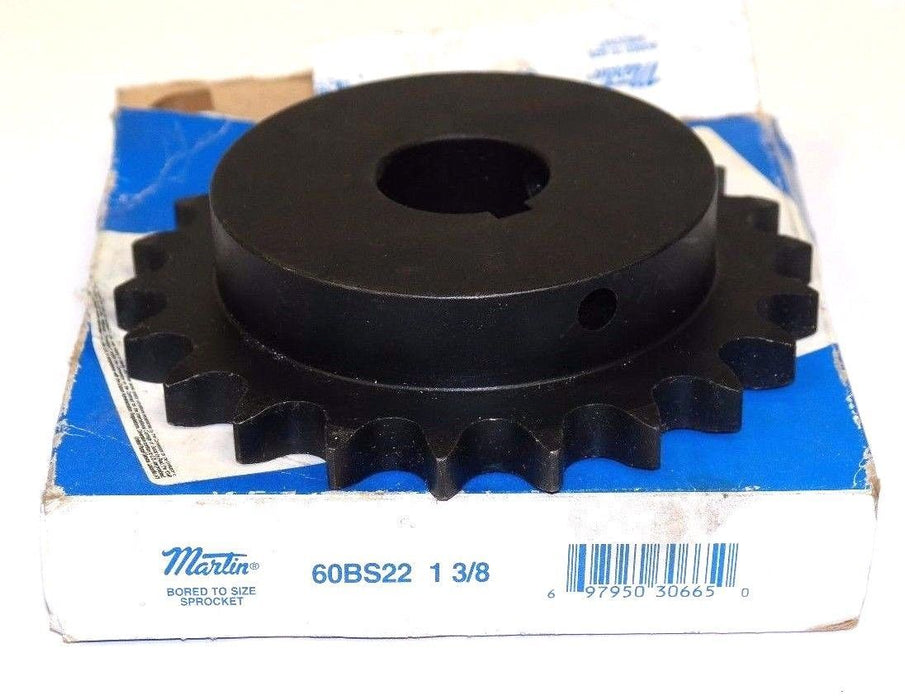 NEW MARTIN 60BS22 1 3/8 SPROCKET 1-3/8" BORE 60BS22138