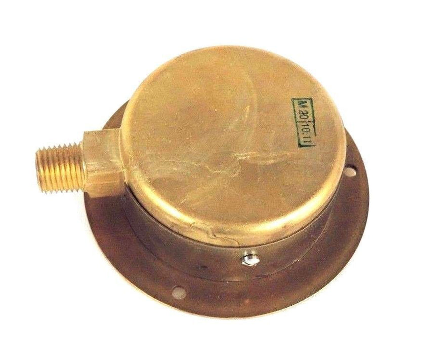 NIB NOSHOK 25-300-30V 2.5'' BRASS GAUGE 1/4'' NPT BOTTOM CONN., 2530030V