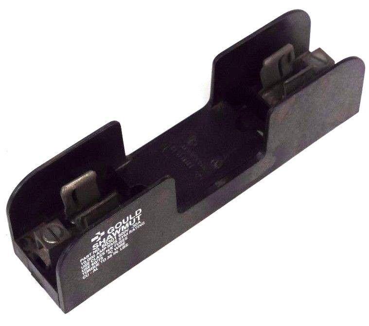 LOT OF 2 GOULD SHAWMUT 60301 FUSE HOLDERS 600V 30A H/K FUSES