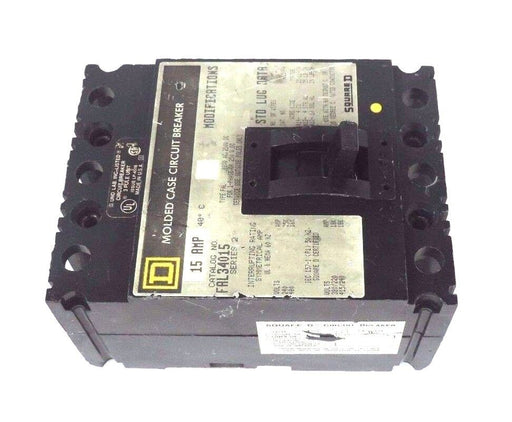 SQUARE D FAL34015 MOLDED CASE CIRCUIT BREAKER SERIES 2, 480V, 15A