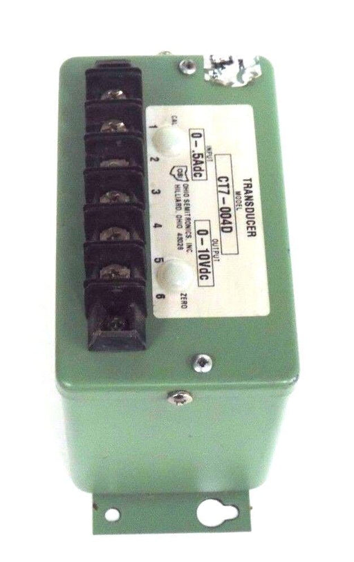 OHIO SEMITRONICS CT7-004D TRANSDUCER 0-.5DC, 0-10VDC, CT7004D