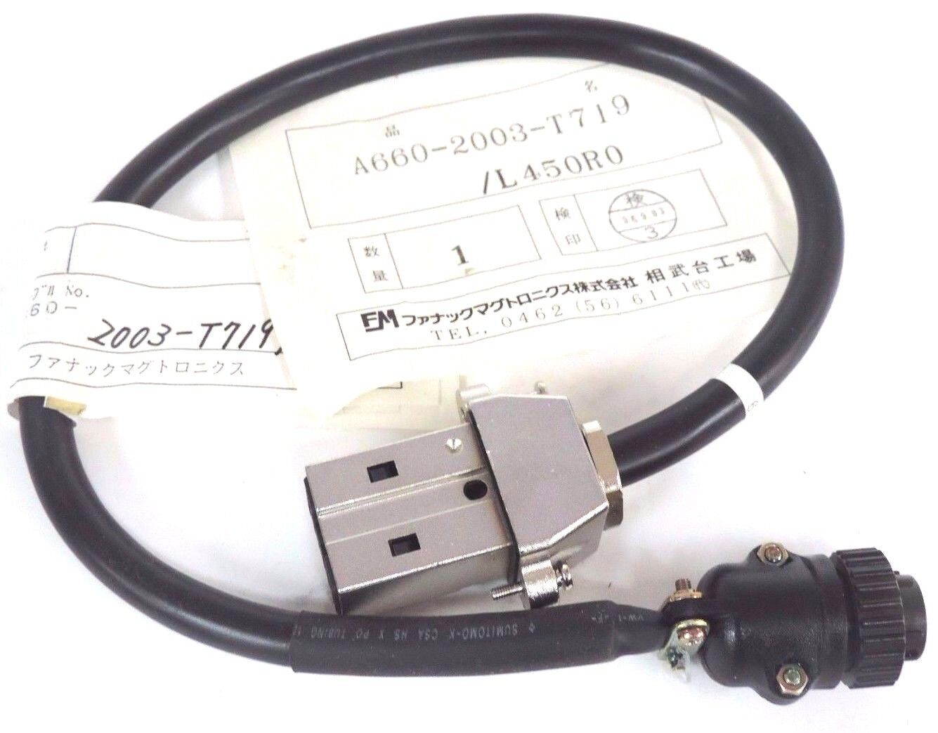 NEW FANUC A660-2003-T719/L450R0 CABLE A6602003T719