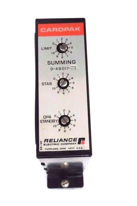NIB RELIANCE ELECTRIC 0-49017-21 SUMMING MODULE 04901721