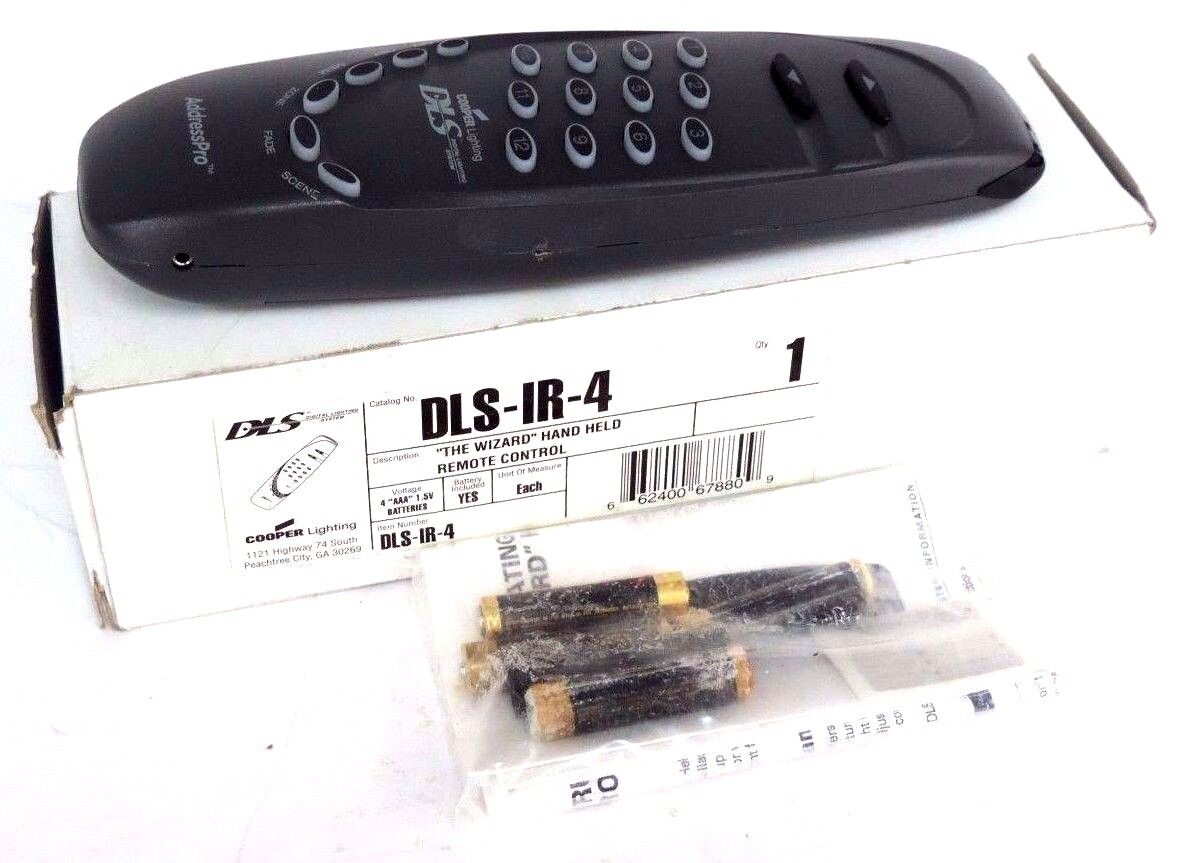 NIB DLS COOPER LIGHTING DLS-IR-4 REMOTE DLSIR3