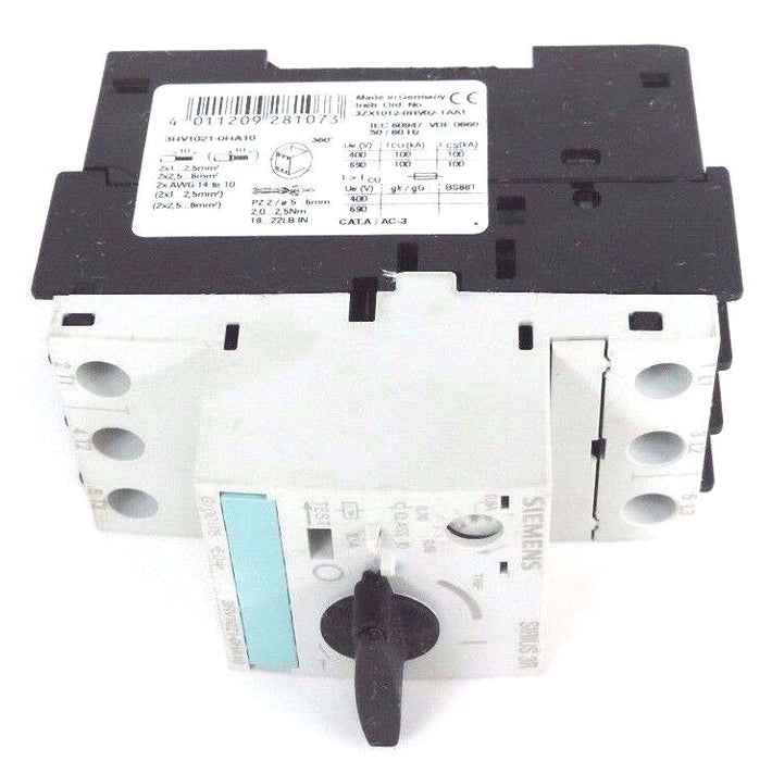SIEMENS 3RV1021-0HA10 CIRCUIT BREAKER 3RV10210HA10