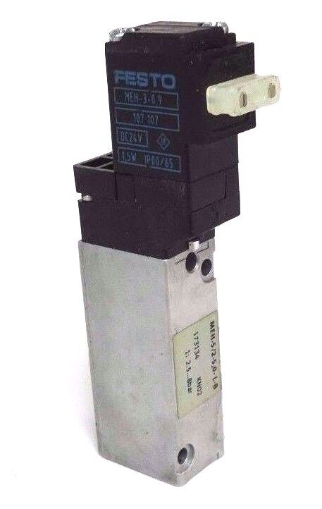 FESTO MEH-5/2-5,0-L-B SOLENOID VALVE MEH520LB, 173134 KN02, 1: 2.5...8BAR