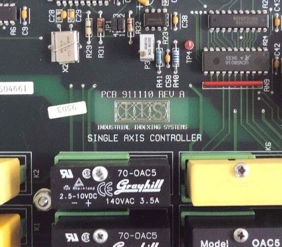 IIS SERVOPRO DRIVE PCB 911110 REV. A CONTROLLER, SAC-911 REV. D, 504661