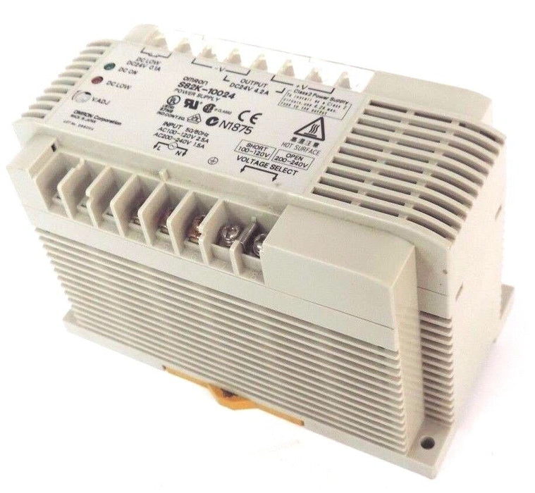 OMRON S82K-10024 POWER SUPPLY S82K10024, DC24V 0.1A OUTPUT: DC24V 4.2A