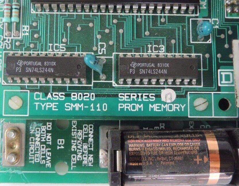 SQUARE D SY/MAX 8020-SMM-110 SER. A MEMORY MODULE 8020SMM110