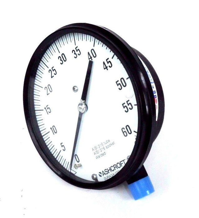 NIB ASHCROFT 45-2462-SS-04L-60 DURAGAUGE 4-1/2'', 1NA19260-011, 452462SS04L60