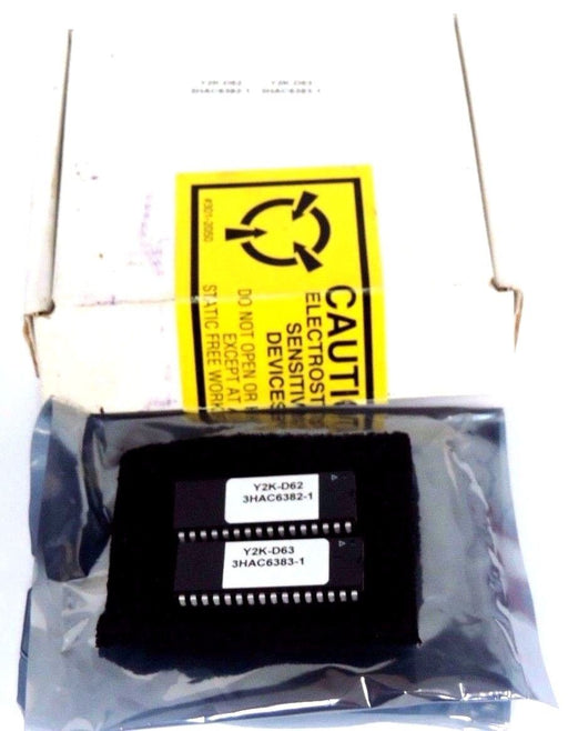 NIB ABB Y2K-D62 3HAC6382-1, Y2K-D63 3HAC6383-1 EPROM CHIPS